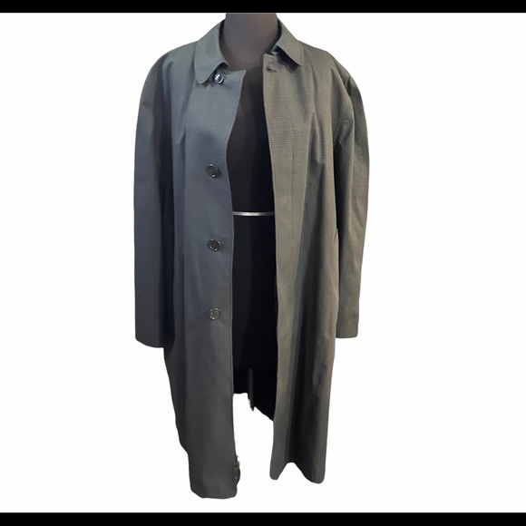 Vtg Towncraft Plaid Removable Furry Lined Coat 38 - Picture 2 of 9